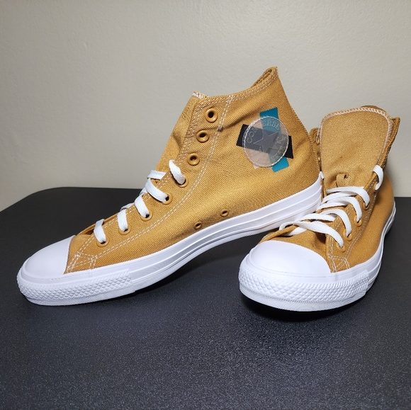 Converse Chuck Taylor All Star Hi Wheat Green Sneakers Mens Shoes Size 10 - Picture 1 of 11